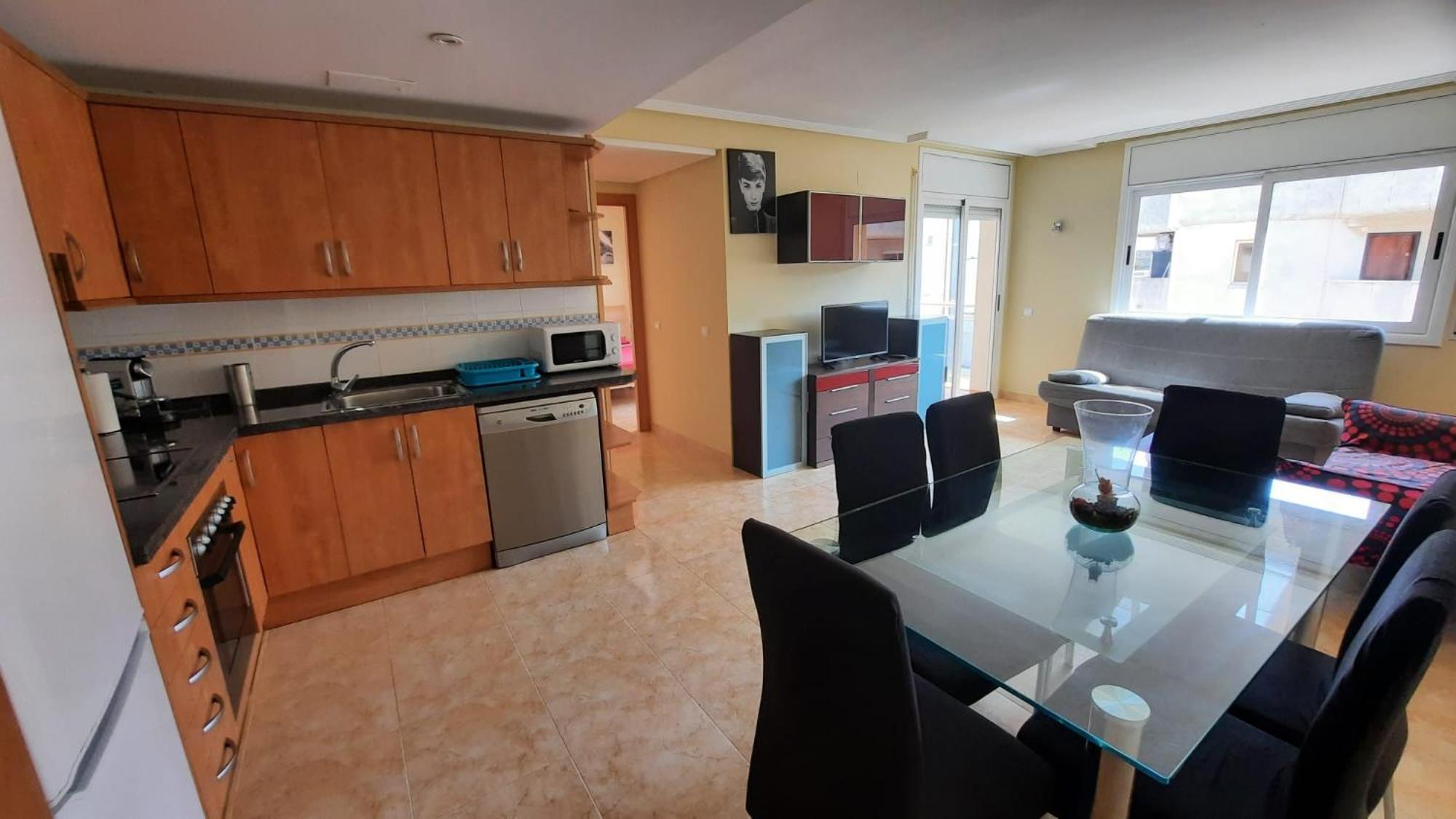 Fabuloso Apartamento Familiar Con Piscina En Salouアパートメント エクステリア 写真